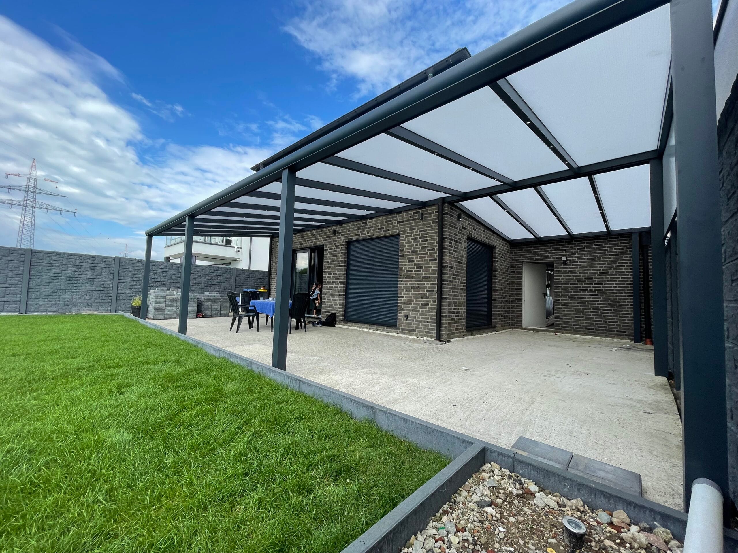 Terrassenüberdachung Stegplatten Titz