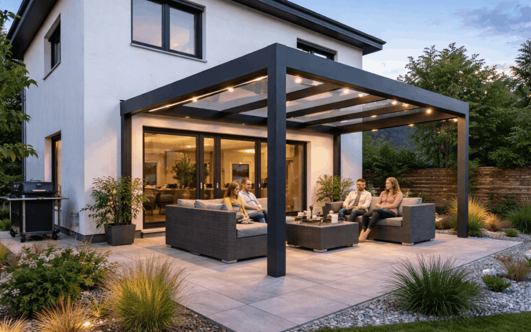 Cube Dach im Kreis Heinsberg – moderne Terrassenüberdachung mit klarer Architektur